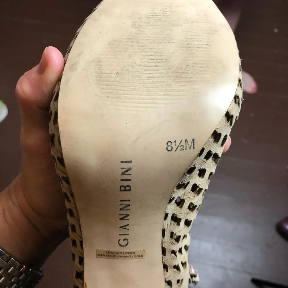 Gianni Bini, ankle top dress heels, Worn once - Picture 9 of 10